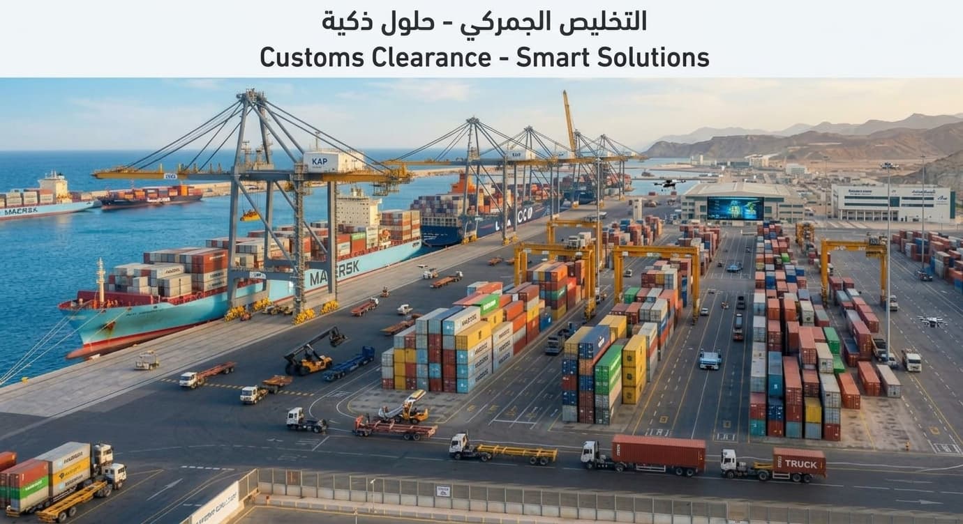ميناء تجاري للتخليص الجمركي في المملكة