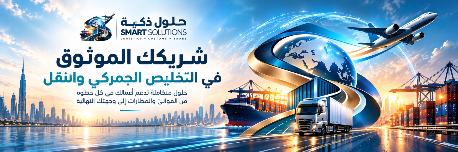 حلول ذكية - شريكك الموثوق في التخليص الجمركي والنقل في المملكة العربية السعودية